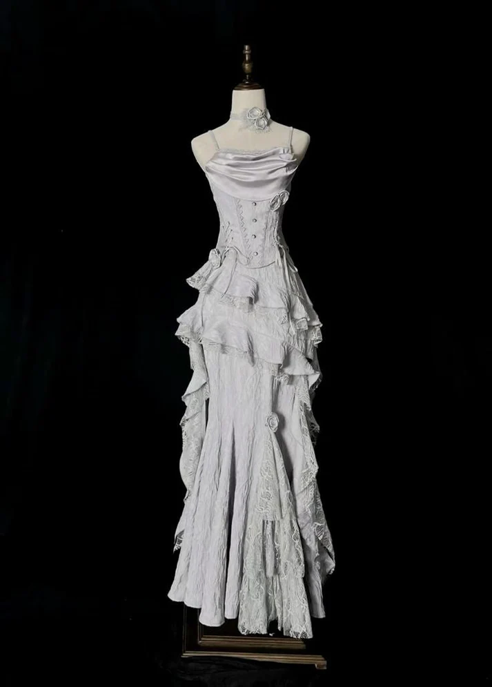 Retro Fashion Elegant Lace Homecoming Dress Prom Dress Evening Gown cg26227