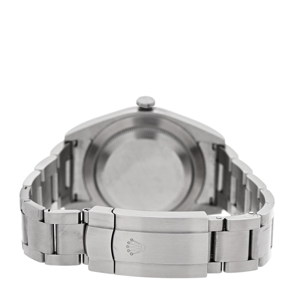 Stainless Steel 39mm Oyster Perpetual Watch Black 114300