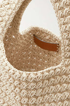 JW ANDERSON Popcorn Large leather-trimmed cotton tote