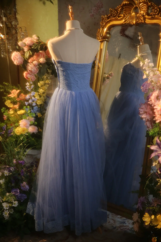 Purple strapless fitted waist dreamy fairy ball gown R7266