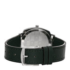 Stainless Steel Calfskin 35mm Grip Quartz Watch Green
