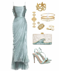 Blue Long Prom Dress Evening Dress 21st Birthday Outfit cg26107
