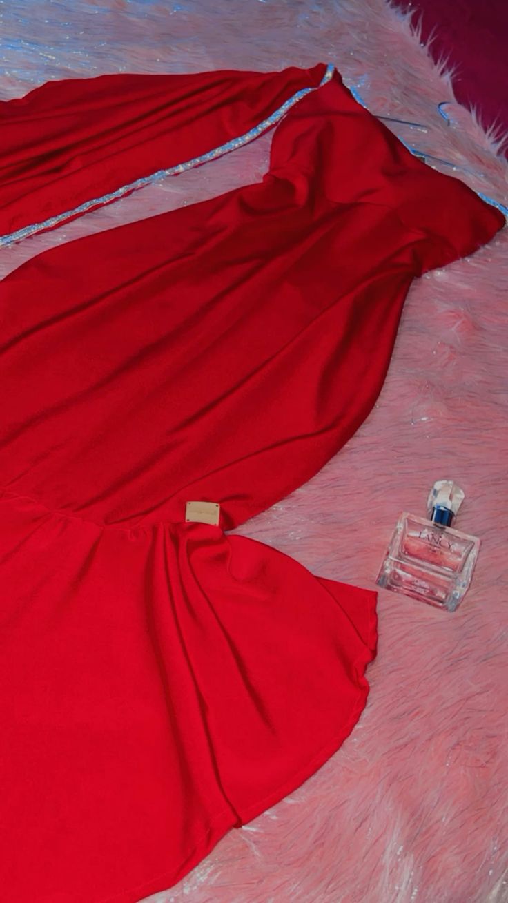 Vintage Mermaid One Shoulder Long Sleeve Red Prom Dresses Evening Gowns C3063