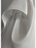 Elegant Ball Gown Strapless White Satin Long Wedding Dresses C4178