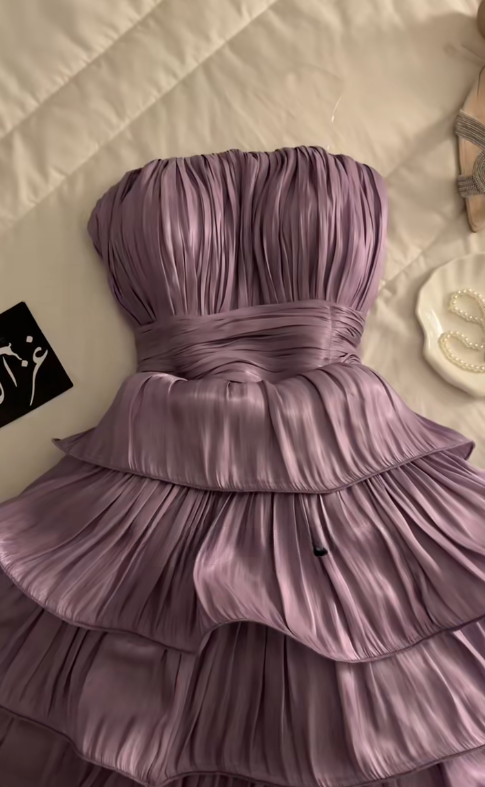 Chic Ball Gown Strapless Short Homecoming Dress 18th Birthday Outfits C622