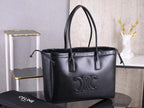 Celine cabas rawstring cuir triomphe in grained calfskin handbag