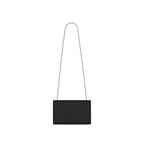 Saint Laurent Large Kate Chain Bag In Black Textured Leather