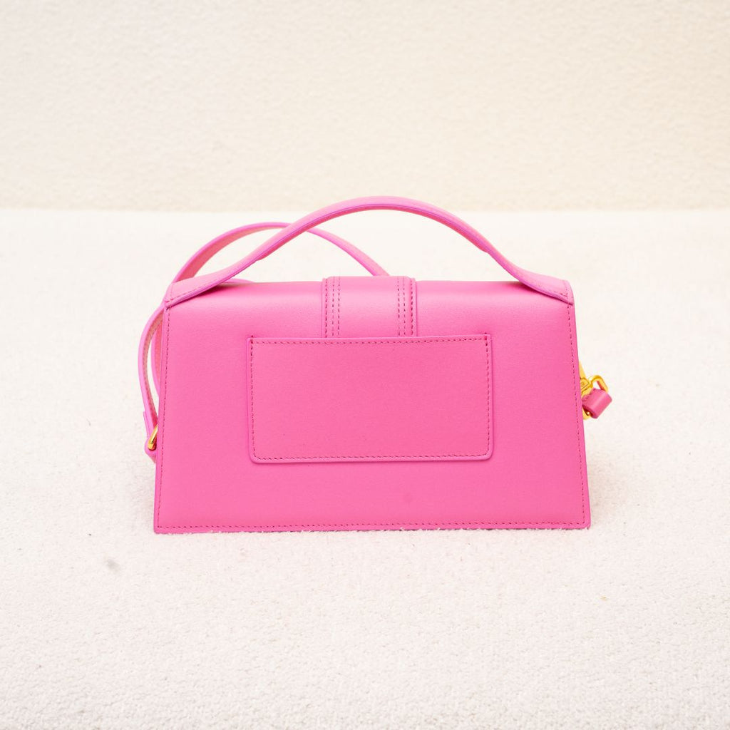 Jacquemus Le Bambino pink leather shoulder bag