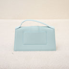 Jacquemus Le Bambino light blue leather shoulder bag