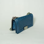 Chanel Le Boy Blue Medium Bag