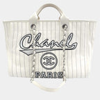 CHANEL Doville Tote And Shoulder Bag