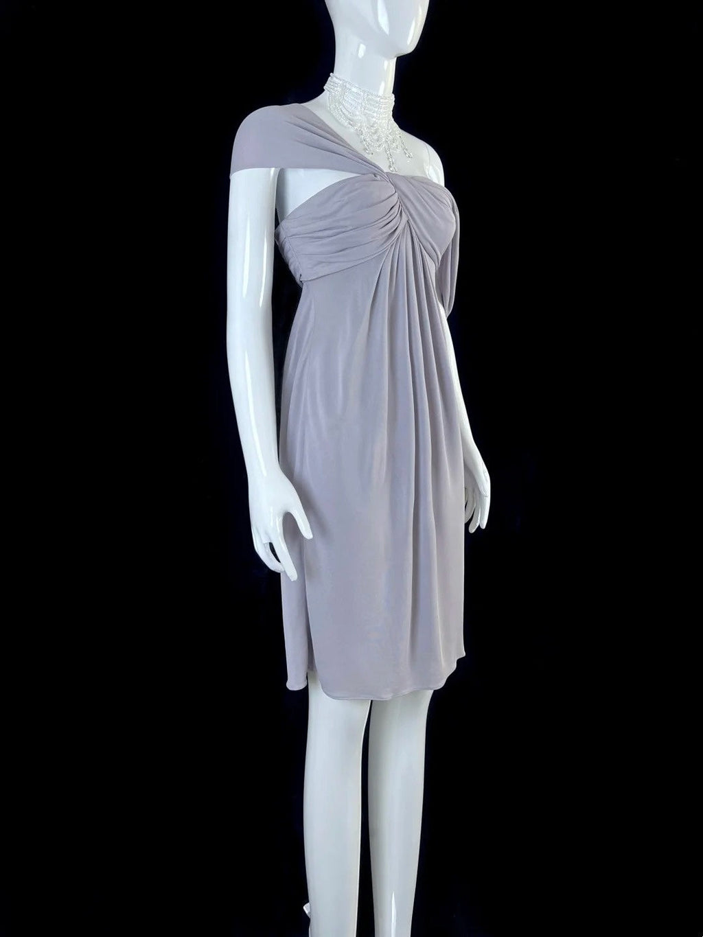 Flowy Light Purple Homecoming Dress Draped Sheath Short Dress CY0045