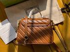 Gucci GG Marmont Mini Top Handle Bag 583571  21x15.5x8cm