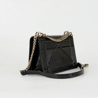 Dior Black Micro Cannage Diorama Medium Handbag