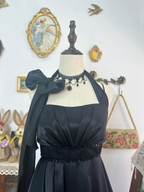 Vintage Halter Satin Tulle Layered Short Graduation Homecoming Dress Birthday Outfits Y9757