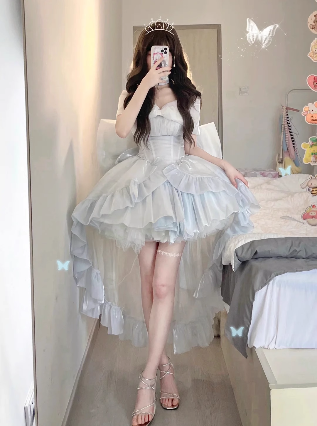Retro Ball Gown Tulle Homecoming Dresses Birthday Outfits