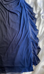 Sexy Ombre Navy Blue Long Prom Dress Party Evening Gown  cc1390