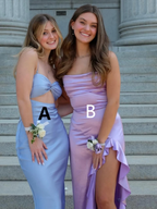Sexy Satin Long Prom Dress Evening Dress Y7844