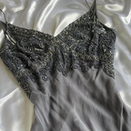 Vintage Spaghetti Straps Grey Chiffon Beaded Mermaid Evening Dress Long Prom Dress Y9739