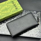 GUCCI ANIMALIER LEATHER ZIP AROUND WALLET 19CM 523667 DJ20T 1000