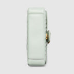 GUCCI MARMONT SMALL SHOULDER BAG (Pale green)