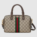 GUCCI OPHIDIA GG SMALL TOP HANDLE BAG