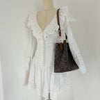 Louis Vuitton's Noé Noé  MM caramel bucket bag