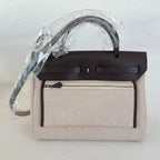 Hermès  Ebene Vache Hunter Chaine D'Ancre Herbag 31 PM Bag