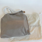 Stella McCartney Large Grey Faux Leather Falabella Bag