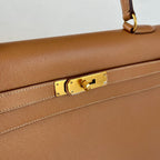 Hermès  Sellier Kelly 35 Gold Bag