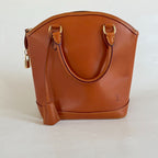 Louis Vuitton Caramel Nomade Leather Vertical Lockit Bag