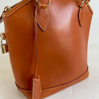 Louis Vuitton Caramel Nomade Leather Vertical Lockit Bag