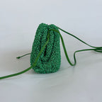 Bottega Veneta Mini Curly Raffia Pouch Clutch Bag