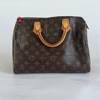 Louis Vuitton Fuscia Monogram Perforated Canvas Limited Edition Speedy 30 Bag