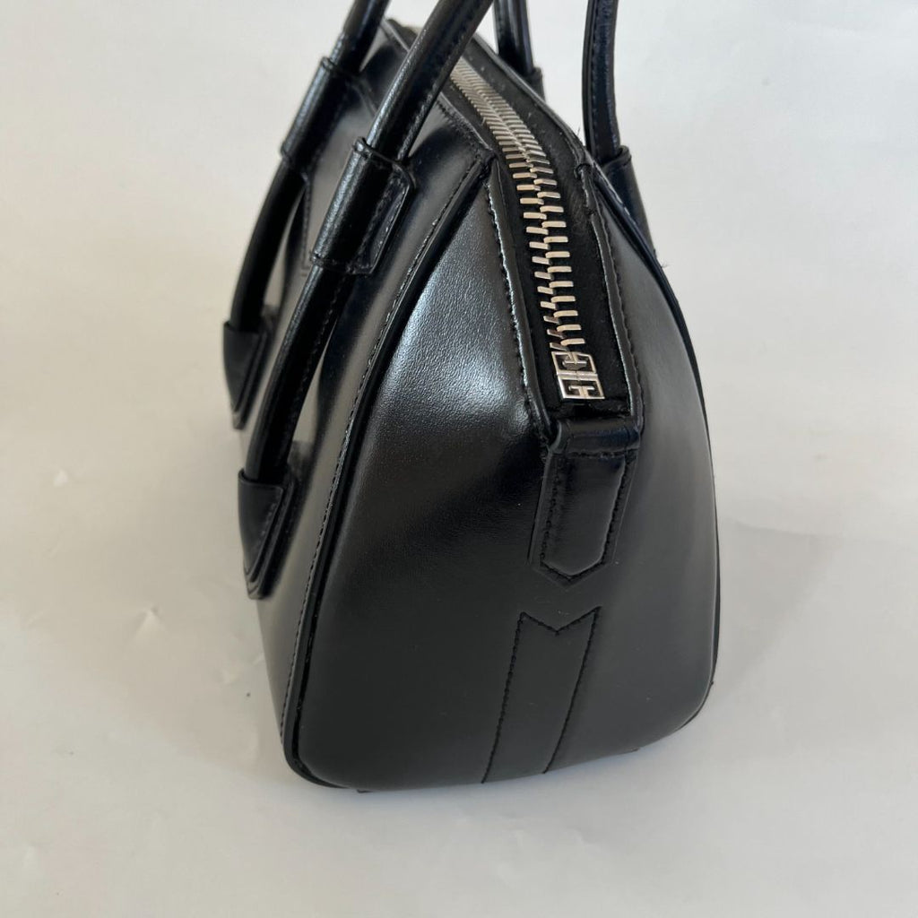 Givenchy Black Mini Antigona Lock Handbag