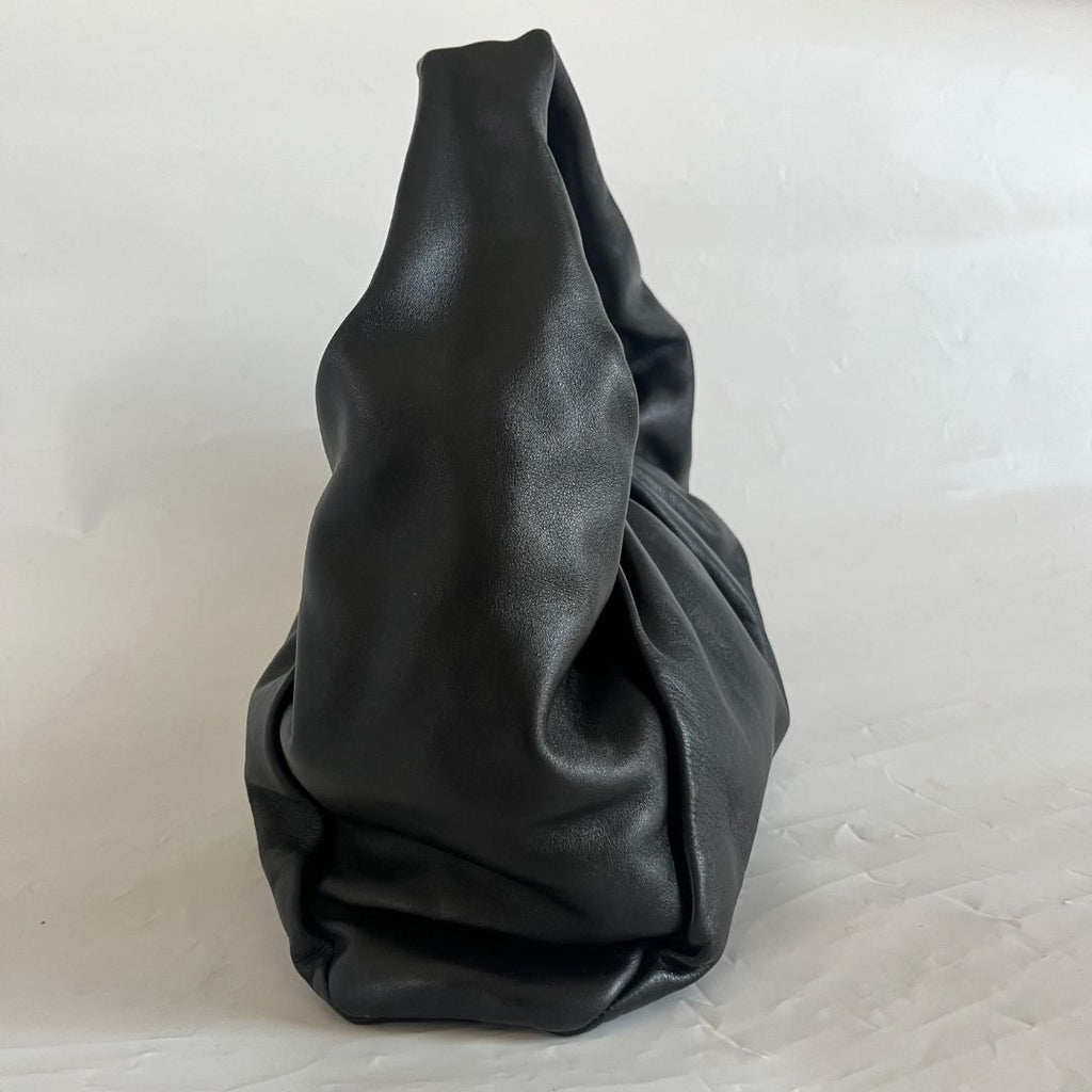 Bottega Veneta black leather The Shoulder Pouch bag