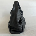 Bottega Veneta black leather The Shoulder Pouch bag