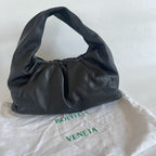 Bottega Veneta black leather The Shoulder Pouch bag