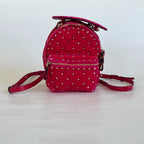 Valentino Pink Velvet Rockstud Backbag