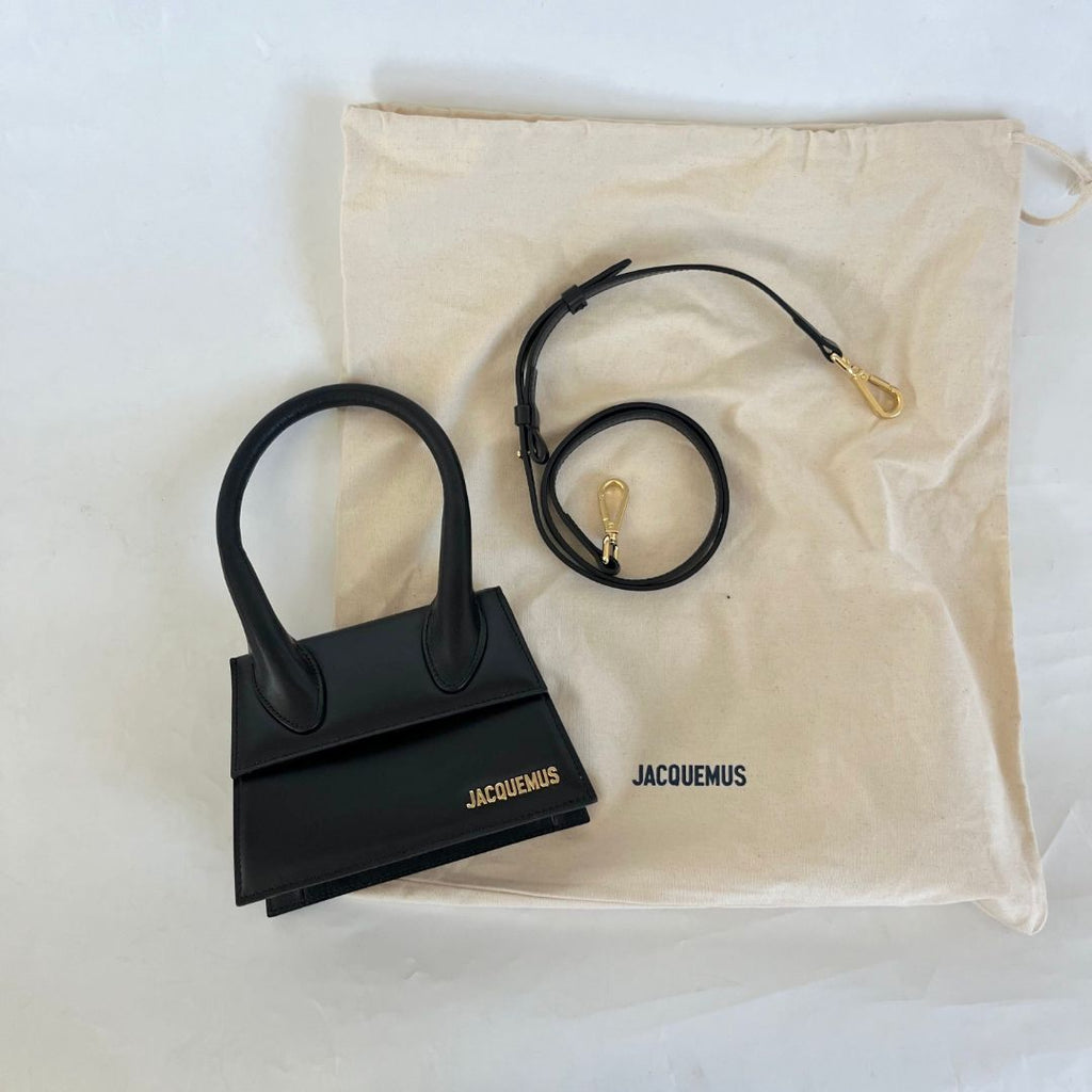 Jacquemus Le Grand Chiquito black leather bag
