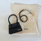 Jacquemus Le Grand Chiquito black leather bag