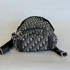 Dior Grey Oblique Rider Backpack