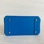 Hermès Bleu Royal 25 Birkin Swift Leather Bag