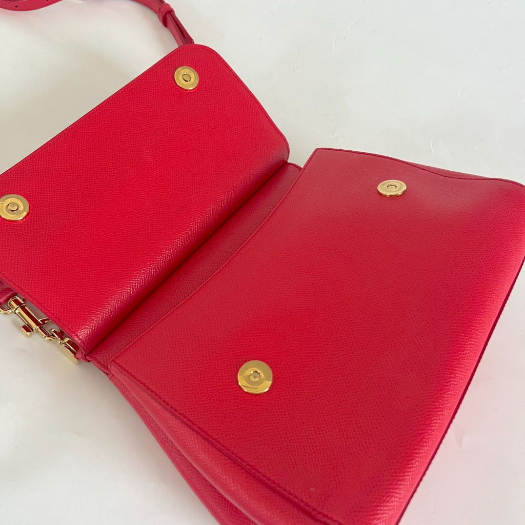 Dolce & Gabbana Peach Medium Sicily Bag