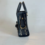 Christian Dior Oblique Mini Tote Bag Blue