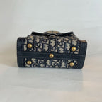 Christian Dior Oblique Mini Tote Bag Blue