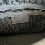 Christian Dior Medium Grey Lady Dior Bag