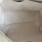 Hermès Wool Large Bride-A-Brac H Natte Pouch Vert Foret