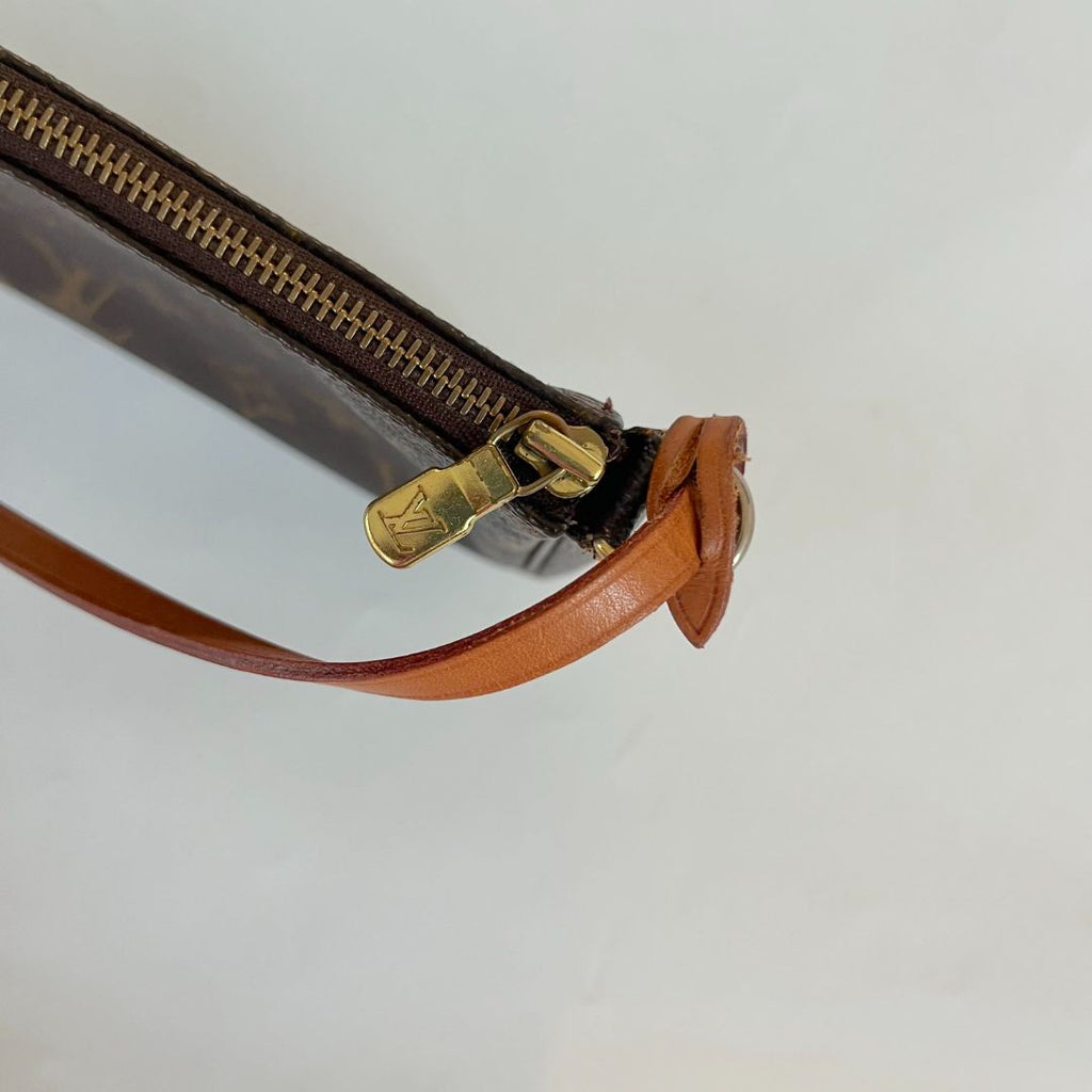 Louis Vuitton Brown Monogram Canvas Pochette Accessoires Shoulder Bag