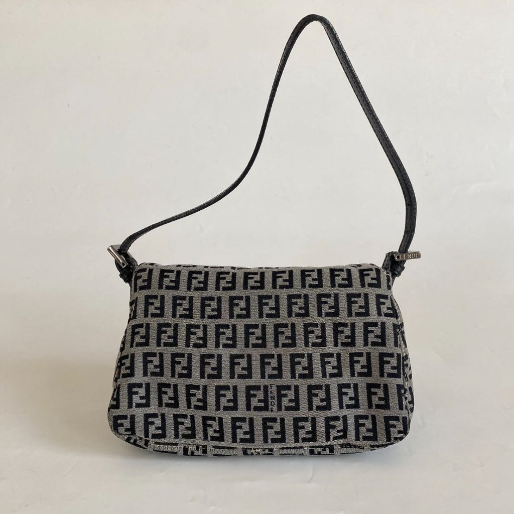 Fendi FF Zucca Vintage Baguette Flap Bag